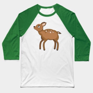 Cute Baby Deer Baseball T-Shirt